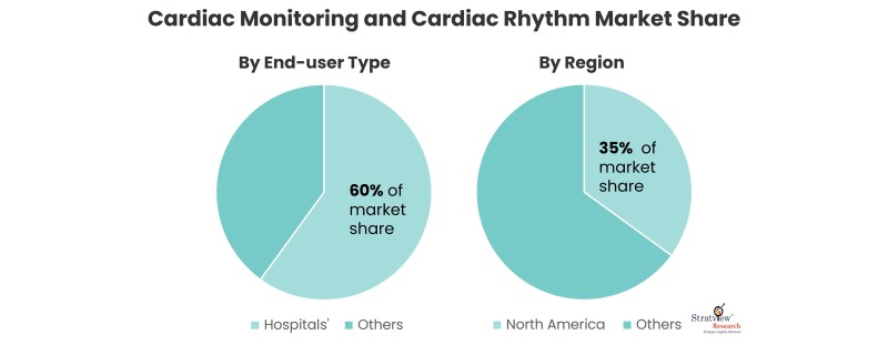 Cardiac Monitoring and Cardiac Rhythm Market Share